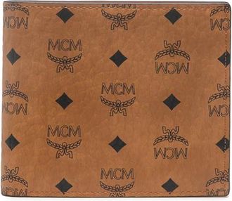 MCM Visetos-print Billfold Wallet
