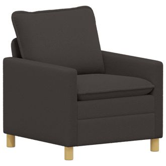 vidaXL Sof&aacute; Gris Oscuro 76 X 81 X 87,5 Cm Tela Vidaxl