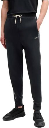 HUGO BOSS Mens Jogging Pants Men Essential - Black - Size Large