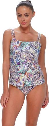 Sunsets Taylor Tankini Swimsuit Top - DD Cup in Tide Pool Twist at Nordstrom, Size 40