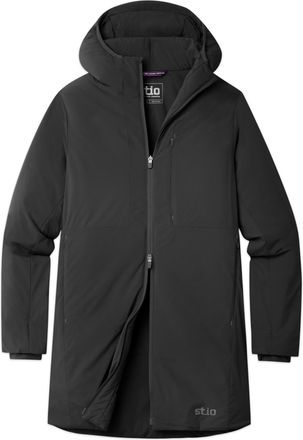 Stio | Womens Fernos Max Insulated Parka, Size Extra Small in Abyss