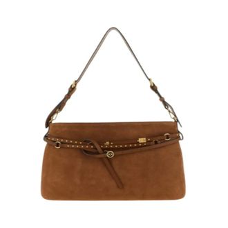 Pinko Belt Bag Big Suede - female - PINKO - Shoulder Bags - Brown - ONE SIZE - Bags