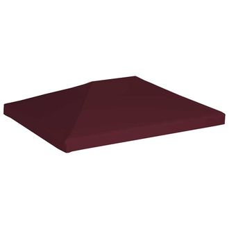 Berkfield Home Gazebo Top Cover 310 g/m &sup2; 3x4 m Bordeaux in Burgundy