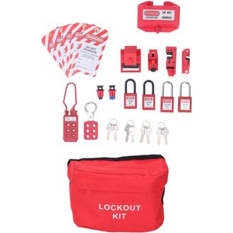 OEM Kit De Cierre El&eacute;ctrico, Pestillos, Tope, Cerraduras De Seguridad Loto, Etiquetas Colgantes, Llaves Y Bolsa De Almacenamiento