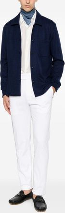 Tom Ford Mens Trousers White Cotton