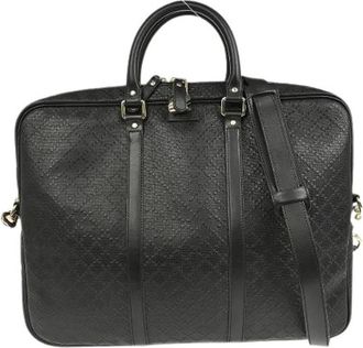 Gucci unisex, Pre-owned, Zwart, Maat: ONE Size Leer