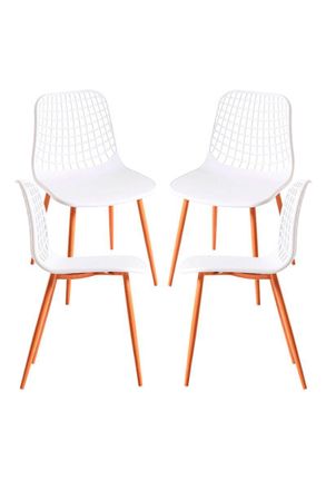 Regalos Miguel Packs Sillas Comedor - Pack 4 Sillas Riva - Blanco
