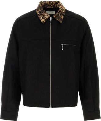 Ernest W. Baker Wollen jas - Heren - Bomber jackets - Zwart - L - Wol - Jassen