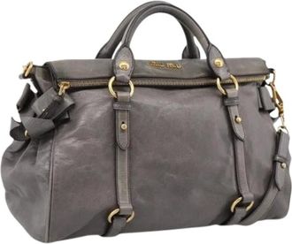 Miu Miu Borsa Pre-owned - - Pre-owned - Donna - Grigio - ONE SIZE