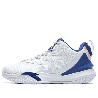 Anta x Quick Speed 5.0 Kevon Looney Basketball Shoes White Blue 112141605-1