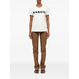 Maison Margiela Arched Logo Print T-Shirt - White