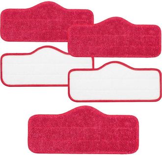 OEM Juego De 5 Almohadillas De Repuesto Para Mopas De Vapor Schenley Steams - Alta Absorci&oacute;n - Microfibra - Accesorios De Repuesto Gruesos