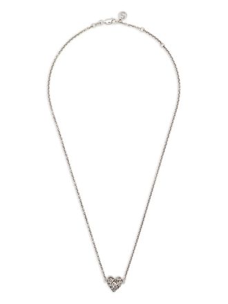 Stolen Girlfriends Club Death Metal Hearts necklace - Silver