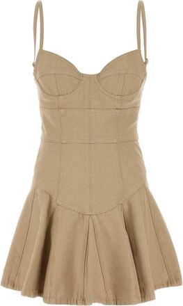 Dsquared2 Sand Denim Mini Dress