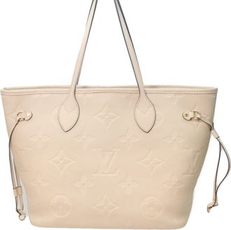 Louis Vuitton Ivory Monogram Empreinte Pouch Tote Bag (Pre-Owned)