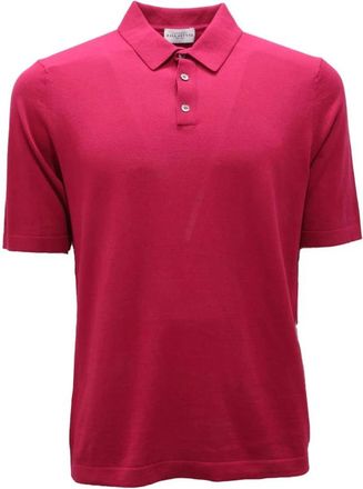 Ballantyne Kersen Polo Hals Pullover Shirt - Heren - Polos - Rood - M - Tops