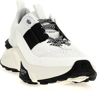Valentino Garavani Mens Bicolor Calfskin Athletic Sneakers