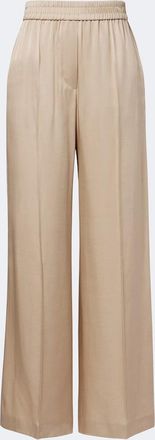 Brunello Cucinelli Silk satin wide-leg pants