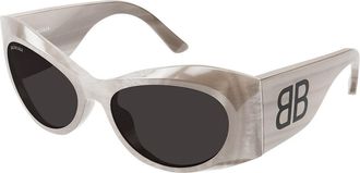 Balenciaga BB0394S 004 Womens Sunglasses Grey Size 59