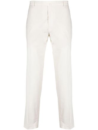 Dell'Oglio slim-cut chino trousers - men - Cotton/Spandex/Elastane - 46 - Neutrals
