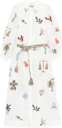Alemais Mina Embroidered Shirt Dress
