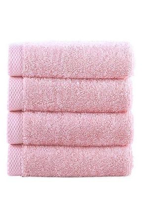 Brooks Brothers Signature 4-Piece Turkish Cotton Hand Towels in Pink at Nordstrom Rack, Size 4 Piece Set