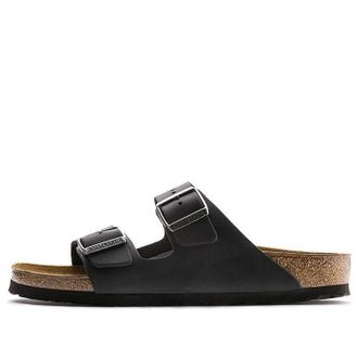 Birkenstock Arizona Oiled Leather Narrow Fit Black 552113