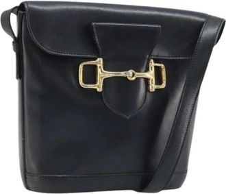 Celine Pre-owned Vintage Crossbody Tas - Dames - Vintage Schoudertas - Zwart - ONE Size - Leer - Vintage