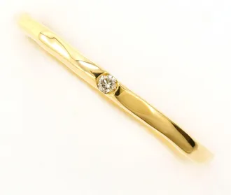 C&A Yellow Gold Yellow Gold (18K) Band Ring (Pre-Owned)