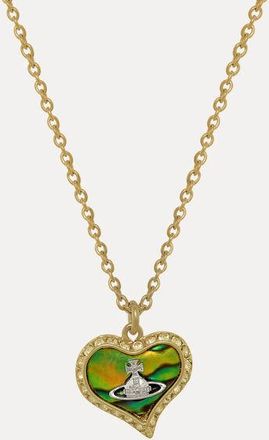 Vivienne Westwood Petra Pendant Necklace -Gold-platinum-peridot-mop-jonquil-crystal -Gold-platinum-peridot-mop-jonquil-crystal Women