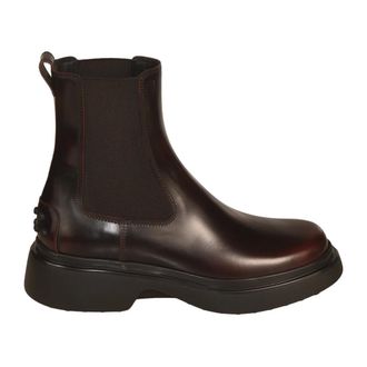 Tod's Chelsea Boots, female, Brown, 7 UK, Flat Shoes