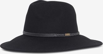 Barbour Handgefertigter Filz-Fedora mit Flechtwerk Tack