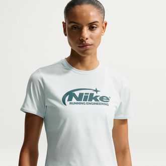 Nike Womens Swift Dri-FIT Running Top in Green | IO4242-394