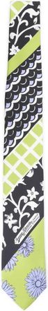 Lanvin Patchwork Zijden Stropdas - Heren - Stropdassen - Veelkleurig - ONE Size - Accessoires