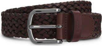 BOSS Woven leather belt