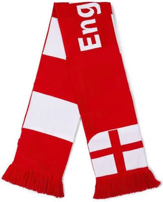 Generic England Official Football National Team Scarf Classic Red and White Bar Supporter Scarf England Lions World Cup Biggest Fan Gear 2025 Its Coming Home