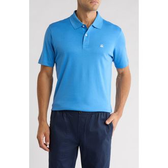 Brooks Brothers Cotton Interlock Knit Polo in Regatta at Nordstrom Rack, Size Xx-Large