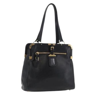 Prada Pre-owned Handbags, female, Black, Size: ONE SIZE Pre-owned Vintage Tote Bag
