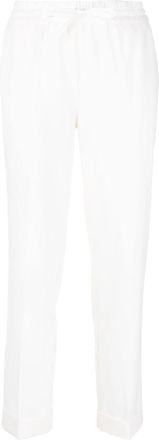 Parosh Parosh taps toelopende broek met trekkoord