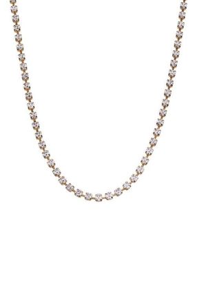 Alex and Ani Crystal Tennis Chain Necklace in Gold at Nordstrom