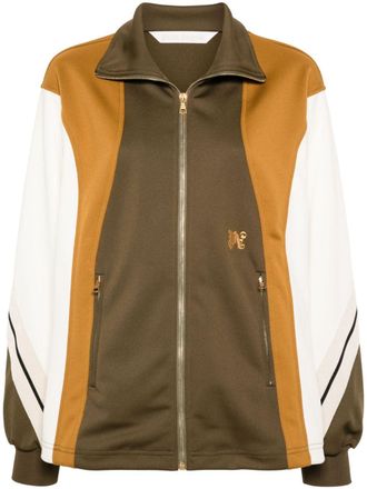 Palm Angels Giacca sportiva con design color-block - Marrone