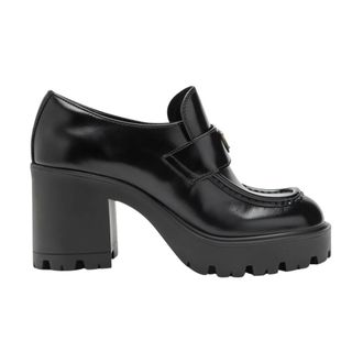 Prada Dames, Schoenen, Zwart, Maat: 37 1/2 EU Leer