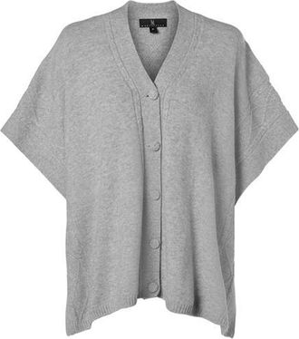 Mart Visser Ayla Lurex Poncho Grijs / Zilver