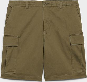 Djab Mens Stretch twill cargo Bermuda Shorts