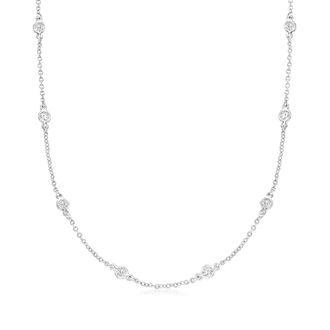 Ross-Simons CZ Necklace in Sterling Silver