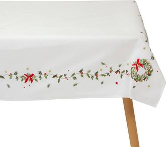 F&eacute;&eacute;ric Lights & Christmas Mantel Bordado Elma Blanco, 140 X 360 Cm - Feeric Lights & Christmas