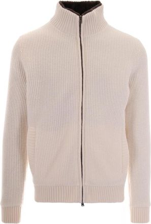 Herno Cardigan - Heren - Vesten - Wit - XL - Truien & Vesten