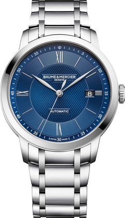 Baume & Mercier Classima Bracelet Watch, 40mm in Blue at Nordstrom