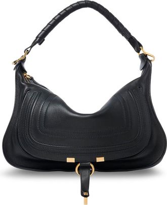 Chlo&eacute; Marcie Leather Shoulder Bag-Donna