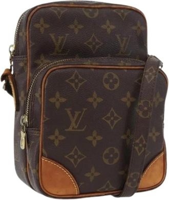 Louis Vuitton Pre-owned Schoudertas - Dames - Vintage Schoudertas - Bruin - ONE Size - Leer - Vintage